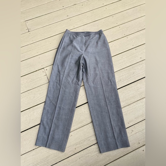 Ann Taylor Pants - Ann Taylor - Woman’s Gray Mohair/Wool Blend High-rise Crop Pants, Size: 6